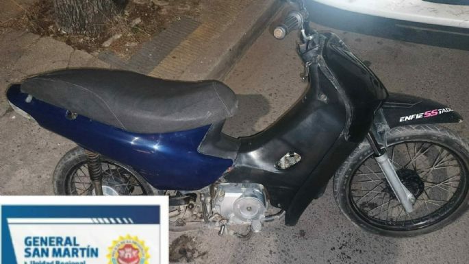 Recuperaron una moto que había sido robada en mayo