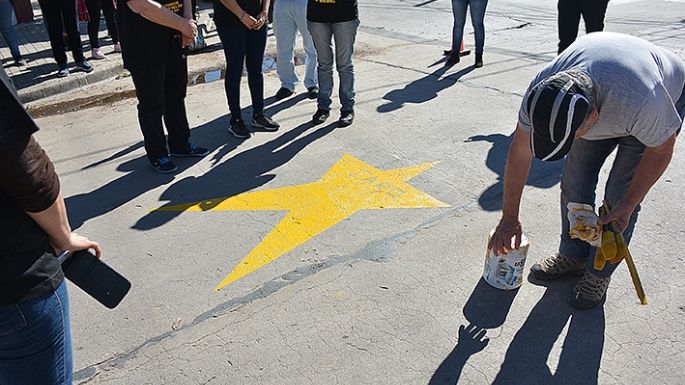 Lucía Gigena solicitó ayuda para recabar datos sobre la cantidad de estrellas pintadas