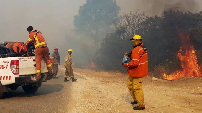 Otorgarán una asignación mensual de $10.000 a trabajadores en el combate de incendios