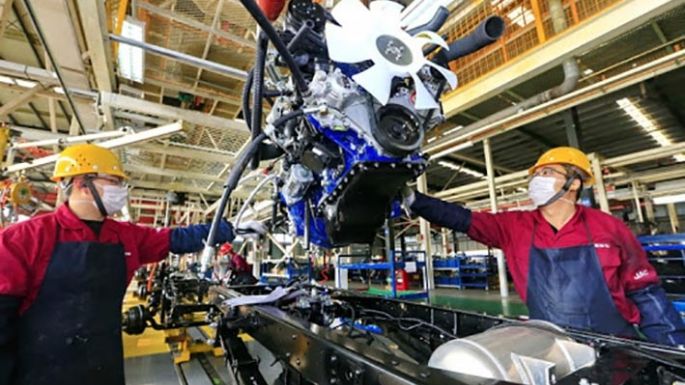 El uso de la capacidad instalada en la industria  fue del 58,4% en agosto