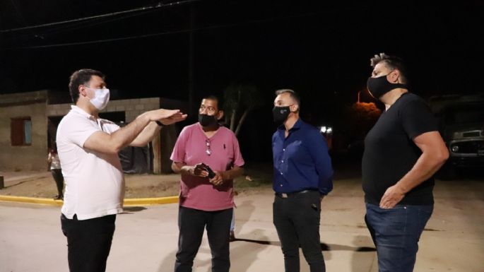Rosso habilitó las nuevas calles pavimentadas en barrio Las Acacias