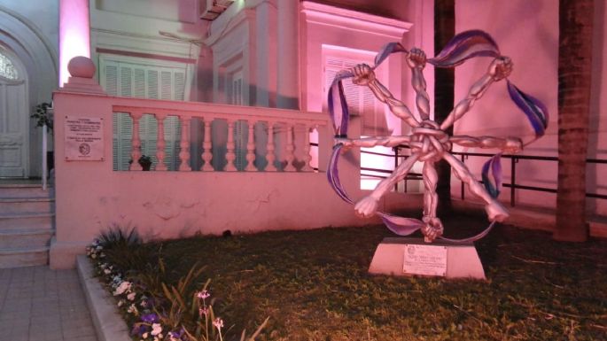 El Deliberante también se pintó de rosa para concientizar sobre el cáncer de mama