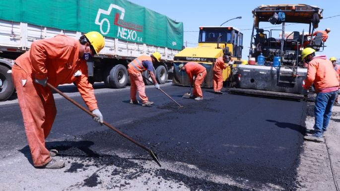 Comenzó la repavimentación de los accesos a la ciudad por Ruta Nacional 158