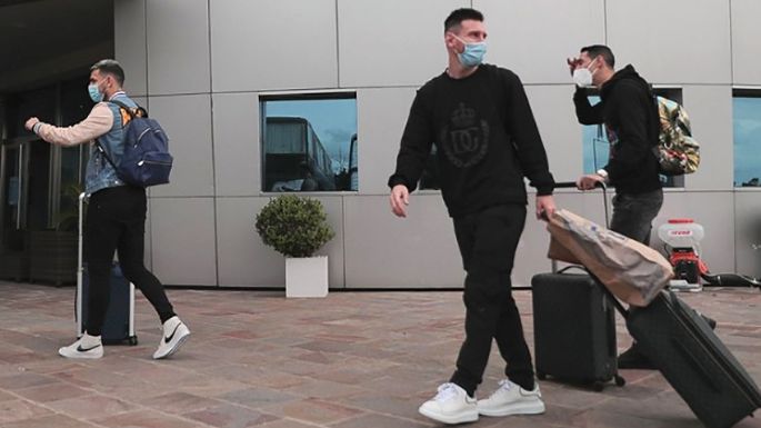 Messi ya está en el país