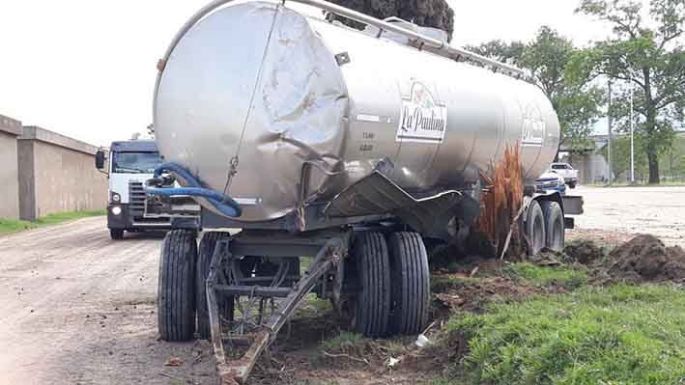 Choque fatal contra un contenedor