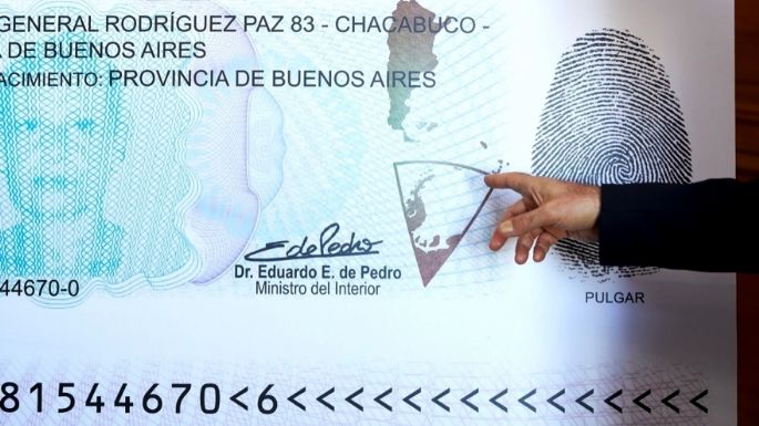 El nuevo DNI tendrá incorporado el mapa de plataforma bicontinental
