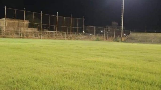 Plaza Ocampo también encendió sus luces en homenaje a Maradona