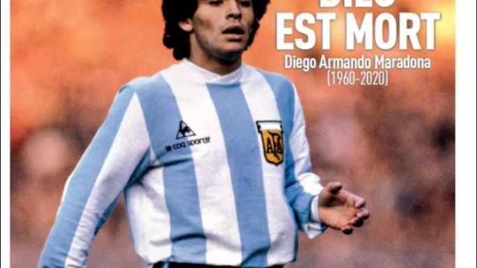 La despedida a D10S, tema central en la tapa de los principales diarios del mundo