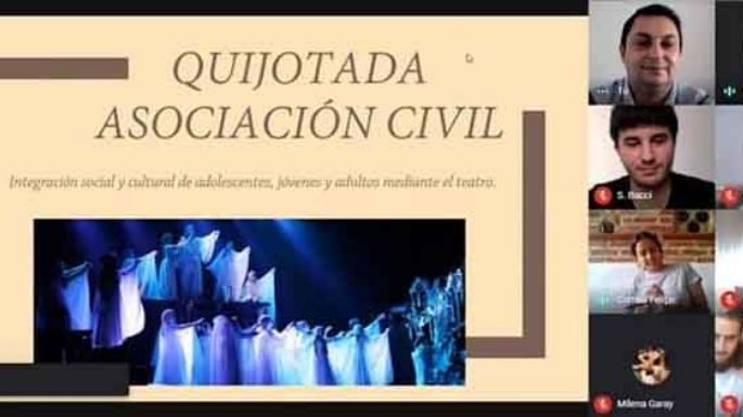 Bovo escuchó la propuesta de Quijotada para que el teatro ayude a la inclusión