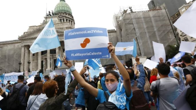 Frente al Congreso y en distintos puntos del país, marcharon contra la legalización del aborto