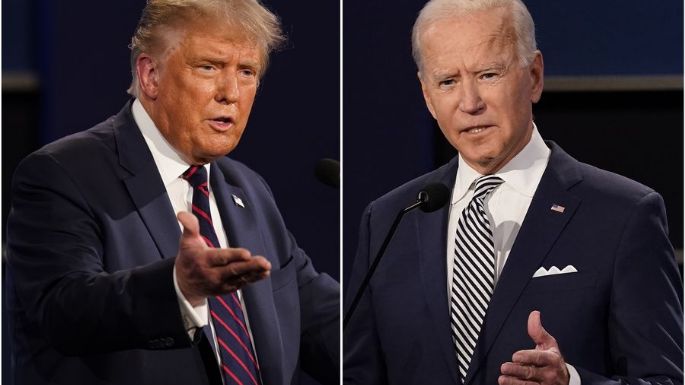 Todavía no hay definición en el histórico duelo entre Biden y Trump