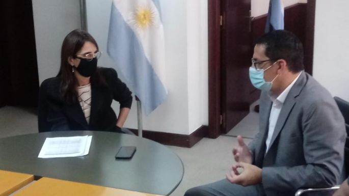 Graglia se reunió con Bielsa para reactivar la obra de las 66 viviendas de El Vallecito