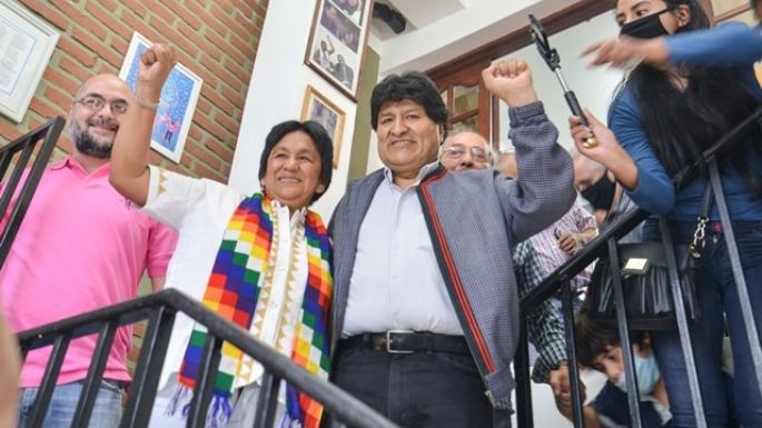 Evo Morales se reunió con Milagro Sala en Jujuy y advirtió que "tarde o temprano llega la justicia"