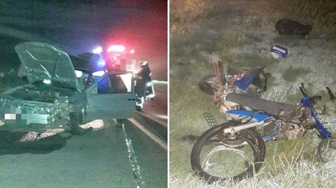 Murió un motociclista accidentado en la ruta 9