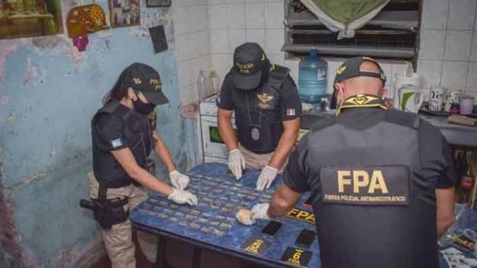 Decomisaron 11.500 dosis de drogas