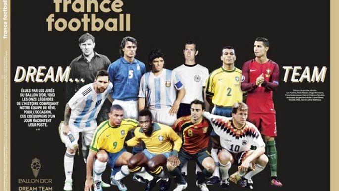 Maradona y Messi, elegidos para el mejor equipo de la historia