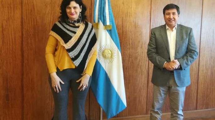 Alicia Peressutti se reunió con Daniel Arroyo y funcionarios de la Defensoría del Pueblo