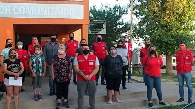La Cruz Roja capacitó a unas 10 familias del comedor Esperanza