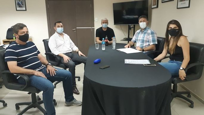 Rosso se reunió con Avilés y Pichi Campana
