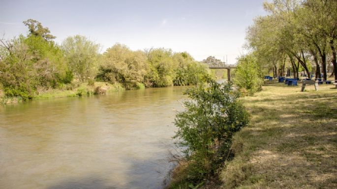 El río, con valores normales