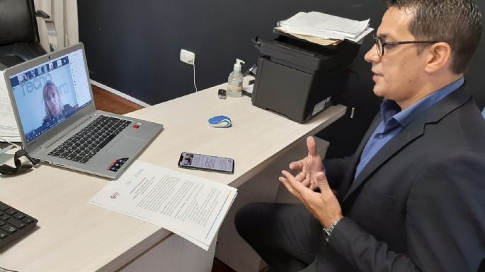 Graglia y la ministra Martínez inauguraron virtualmente el Punto Mujer