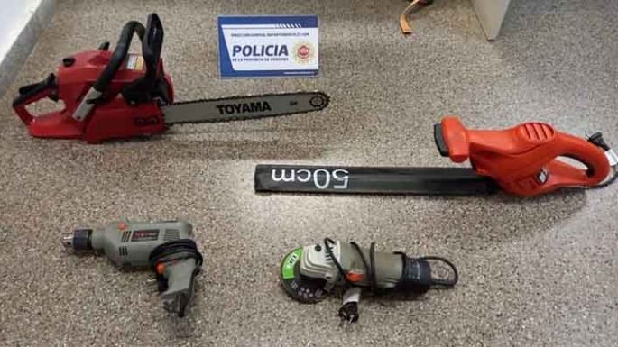 Recuperaron herramientas robadas en un predio gremial