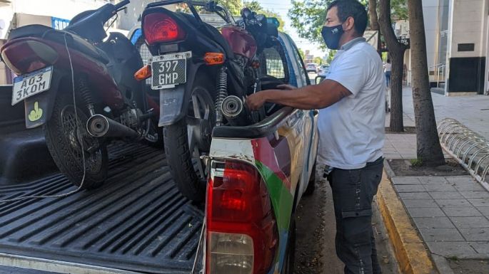 Retuvieron 20 motos y labraron 28 actas de infracción