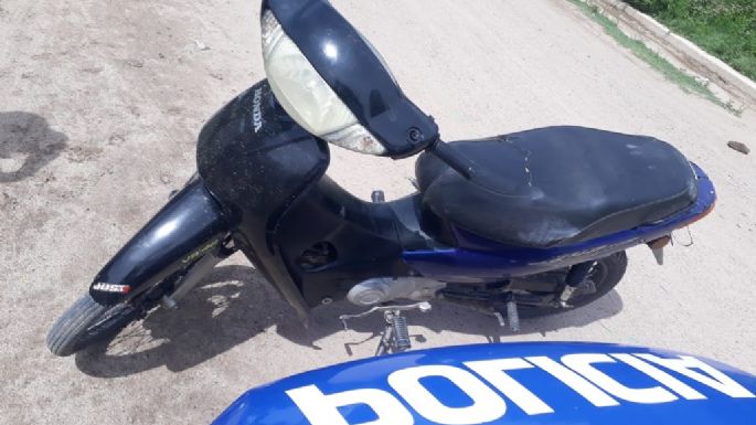 Aprehendieron a un menor que circulaba en una moto con pedido de secuestro