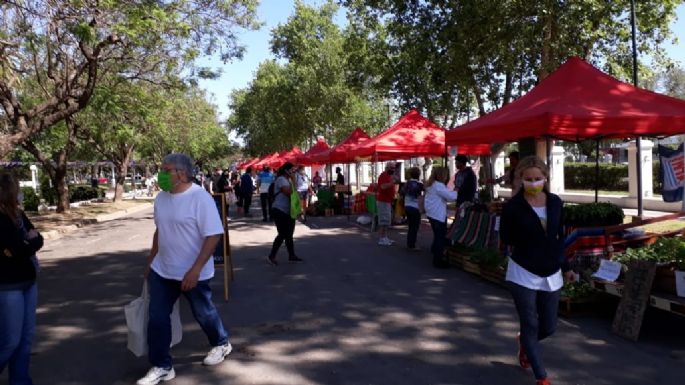 Con buena concurrencia reabrió la Feria Franca