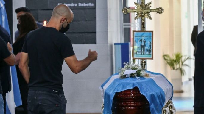 El presidente y figuras del fútbol despidieron a Alejandro Sabella