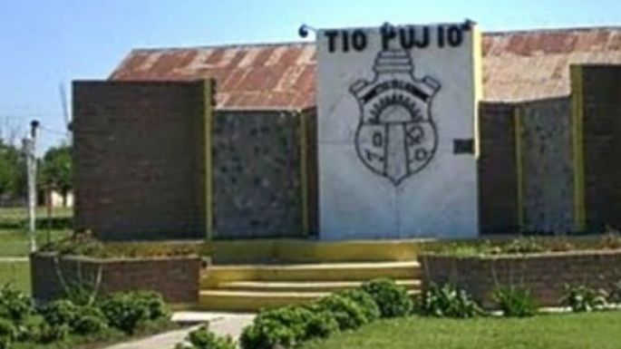 Desagües al noroeste de la localidad
