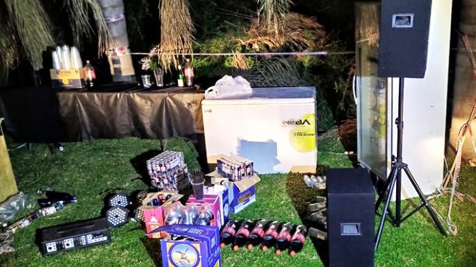 Desbarataron dos fiestas clandestinas