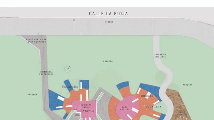 Rosso y Gill dieron inicio a la obra del Parque Infantil Alba Rava de Pizzorno