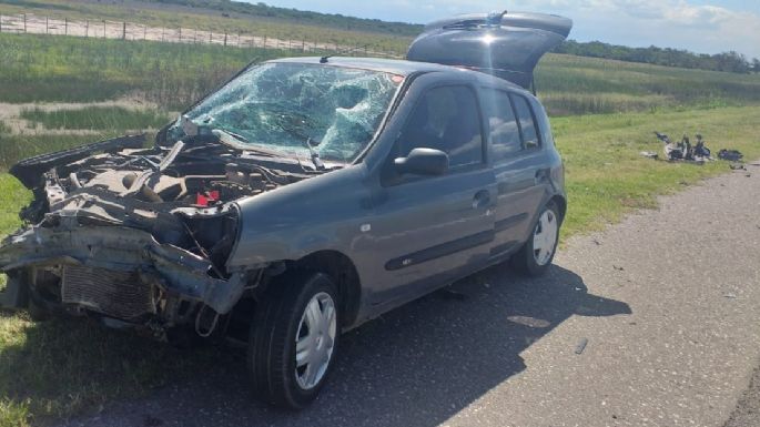 Un hombre herido tras accidentarse con su auto en la Autopista