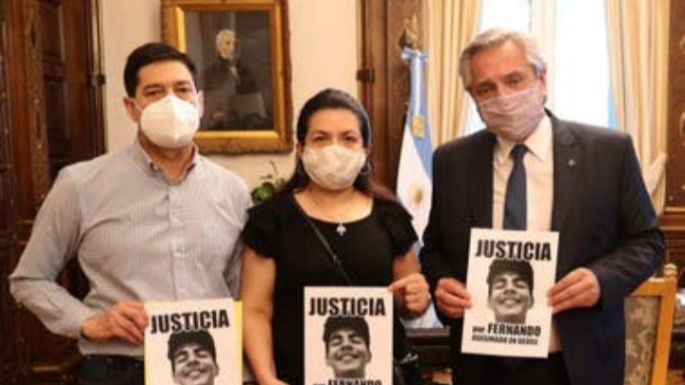 El presidente recibió a los padres de Fernando Báez Sosa