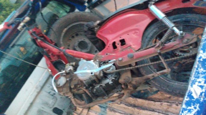 Adolescente sufrió fractura expuesta en un accidente