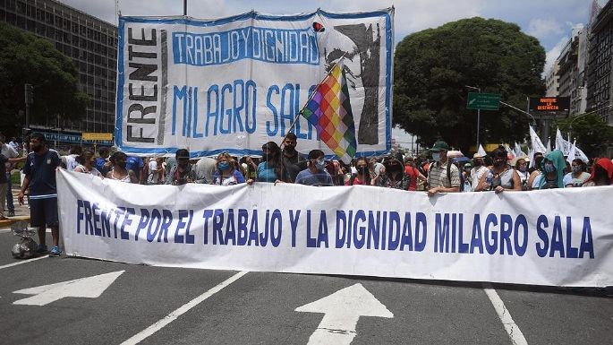Organizaciones sociales se movilizaron para pedir por la libertad de Milagro Sala