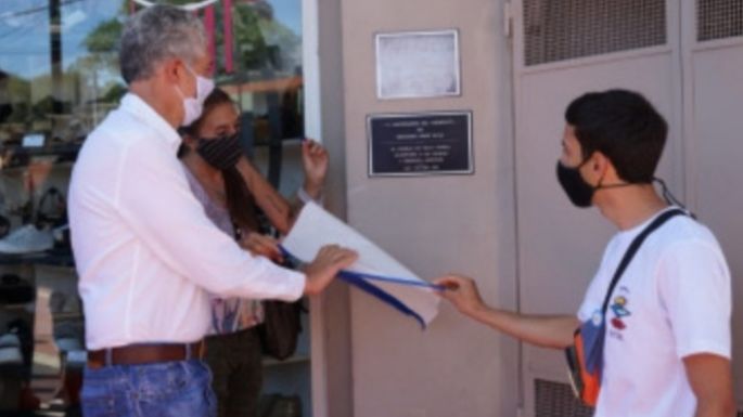 Descubrieron una placa frente al boliche donde mataron a Fernando Báez Sosa