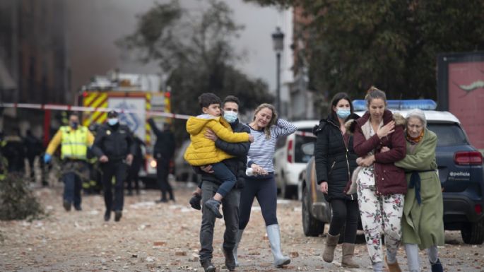 Al menos dos muertos tras la explosión en Madrid