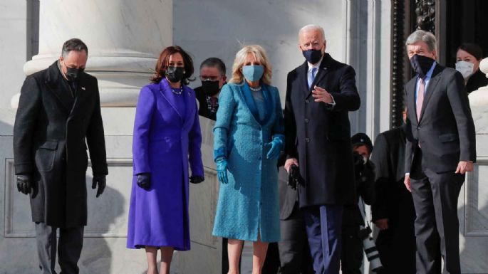 Comenzó la ceremonia de investidura de Joe Biden