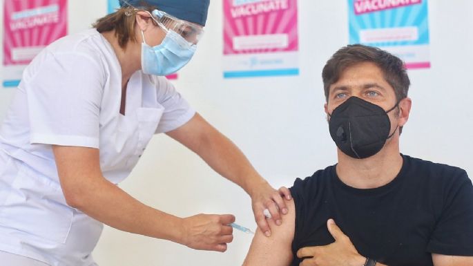 Kicillof completó su vacunación