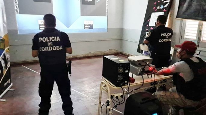 La Policía se capacita en polígonos virtuales