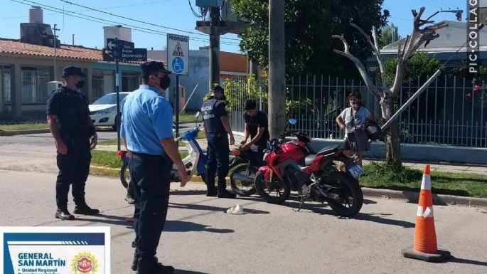 Secuestraron 24 motos y se labraron nueve actas de infracción