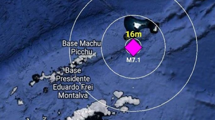 Un terremoto en la Antártida generó temores de tsunami en las costas de Chile