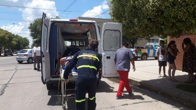 Grave accidente en barrio Lamadrid