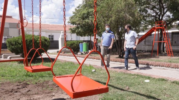 Gill y Rosso recorrieron diferentes obras en la ciudad