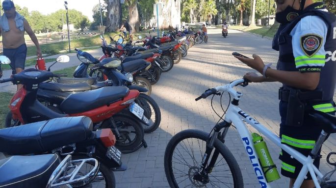 El fin de semana detuvieron a 9 personas y retuvieron 48 motocicletas