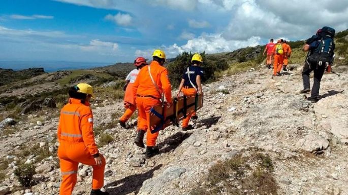 Debieron rescatar a un trabajador del Cerro Champaquí que se descompensó
