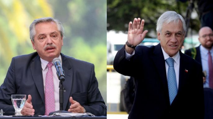 Alberto Fernández llegó a Chile para reunirse con su par Sebastián Piñera
