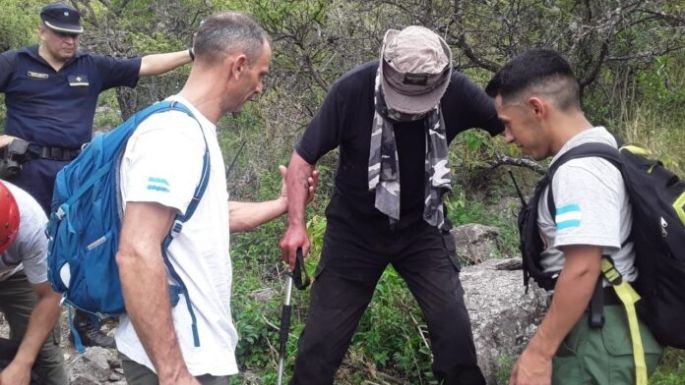 Evalúan si cobrarle el operativo de rescate al turista perdido en el Champaquí